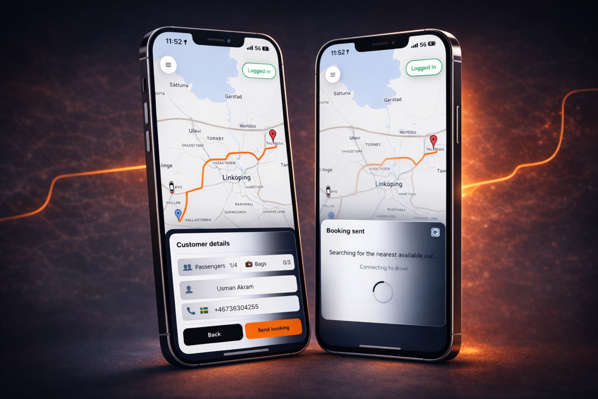 TaxiFlow kundapp